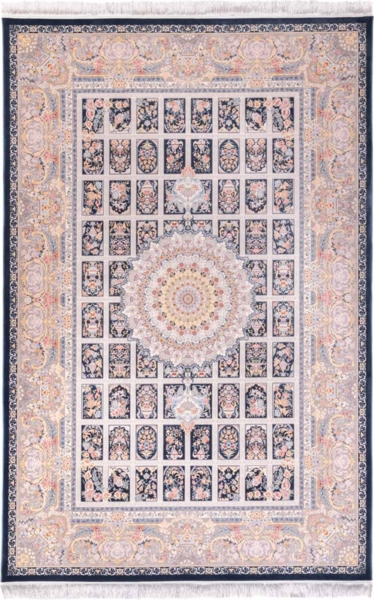 Morgenland Orientteppich - Khorshid - rechteckig - 350 x 250 - Dunkelblau