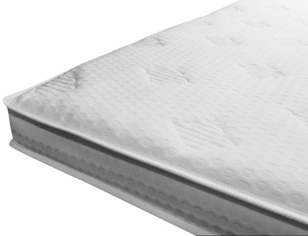 Boxspringbett Schlafzimmerbett ROCIO Nr. 5 Delux 140x200 cm in Kunstleder Schwarz Bild 5