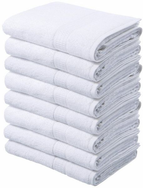 OTTO home Handtücher Juna, als Set und Serie erhältlich, 8 Handtücher, 50x100cm, Walkfrottier (8-St), 8-tlg. Handtuch-Set, 100% Baumwolle, mit Bordüre, Uni-Farben, weich