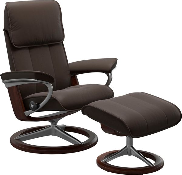 Stressless® Fußhocker Admiral, mit Signature Base, Gestell Braun