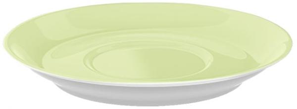 Dibbern Solid Color Pistazie Espresso Untertasse Classico