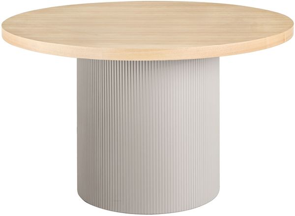 Esstisch >Solva< in Sand / Esche, MDF furniert - 120x75cm (LxH)
