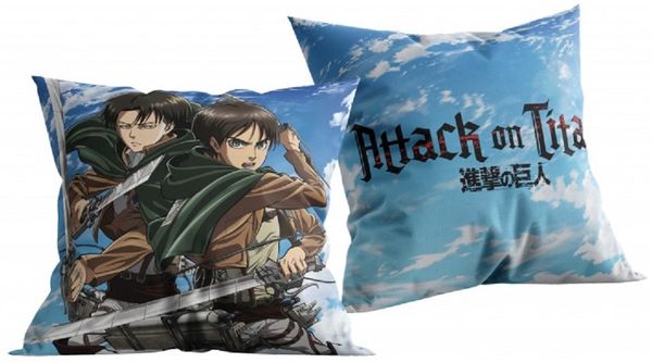 Attack on Titan Dekokissen Kuschelkissen (1 Stk.) 40 x 40 cm aus Polyester