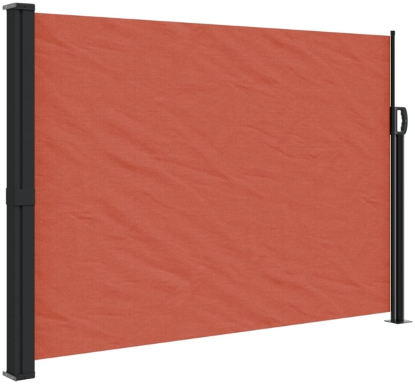 vidaXL Seitenmarkise Ausziehbar Terrakottarot 140x600 cm 4004513