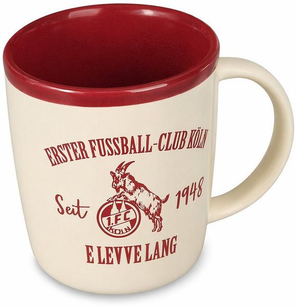 1. FC Köln Tasse Kaffeetasse Retro 300 ml Keramik