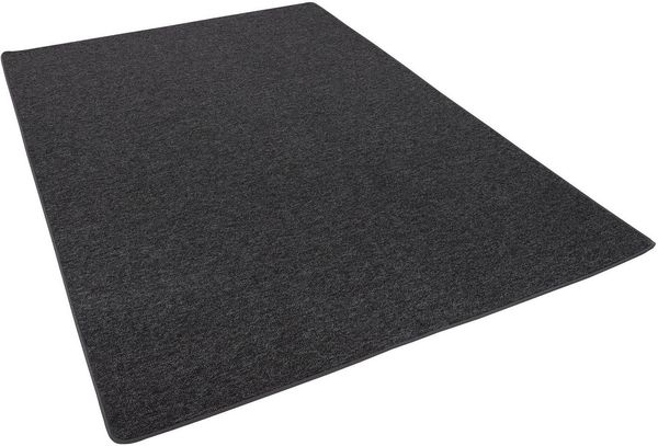 my home Teppich Fortis, Schlinge, Made in Netherlands, rechteckig, Höhe: 5 mm, Uni Farben, gekettelt, auch als Läufer, strapazierfähig, Wohnzimmer