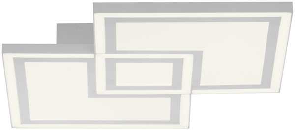 JUST LIGHT 14880-16 BEDGING LED Deckenleuchte weiß 40x40cm