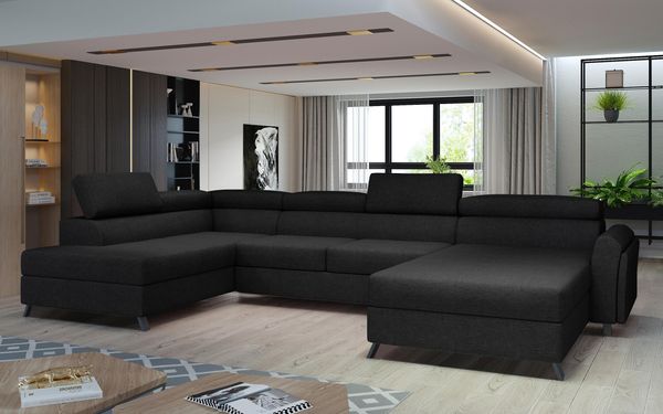 Wohnideebilder Josette Schwarz Ecksofas & Eckcouches Jos_09