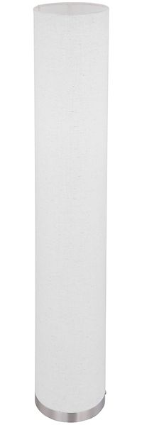 LED Stehlampe, Textil weiß,, rund, H 110cm