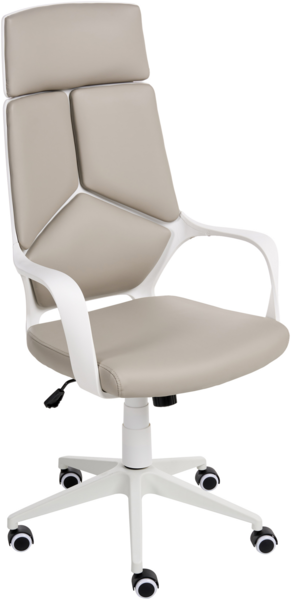 Bürostuhl DELIGHT Kunstleder Taupe Bild 5