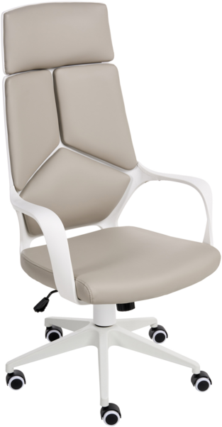 Bürostuhl DELIGHT Kunstleder Taupe Bild 4