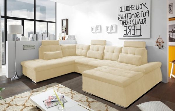 Nalo Wohnlandschaft mit Schlaffunktion – Ihre Entspannungsoase für Zuhause