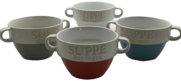Riyashop Suppenschüssel Suppenschüssel