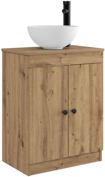 vidaXL Badezimmerschrank mit Waschbecken Artisan-Eiche 54 x 35 x 83 cm 890121