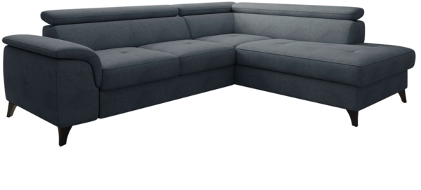 Ecksofa Asporiz (Farbe: Zetta 300, Seite: Rechts 2R-OT)