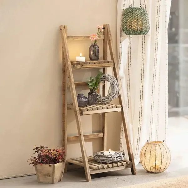 Holzregal "Recycling-Chic"