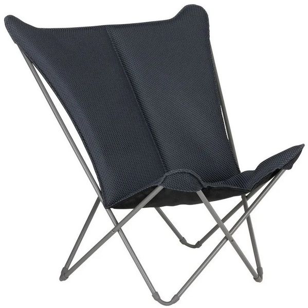 Lafuma Pop Up XL Camping Sessel BeComfort Dunkelgrau