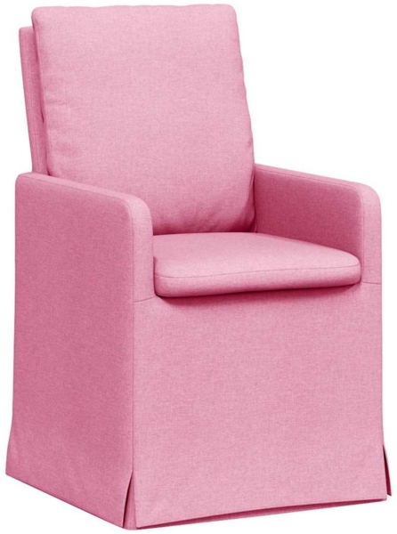 vidaXL Esszimmerstühle 2 pcs Rosa 57 x 67 x 98 cm Stoff 42017925