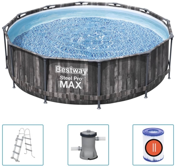 Bestway Steel Pro MAX Swimmingpool-Set 366x100 cm 3202565