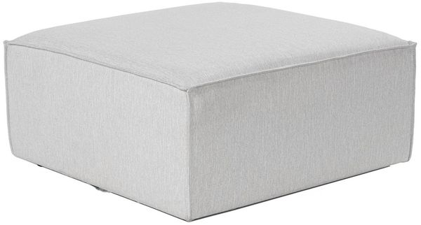 Hocker, 'Fora', 43 x 85 x 85, Hellgrau