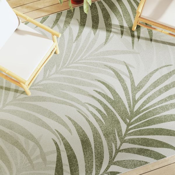 vidaXL Indoor & Outdoor Teppich Mehrfarbig 190x300 cm 4007204