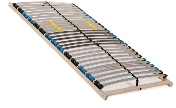 Lattenrost 100x200 cm - 28 Latten 7-Zonen Lattenrost Traglast ca. 140 Kg Birkenschichtholz Selbstmontage Made in Germany