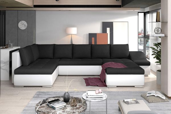 Wohnideebilder Giovanni Schwarz Ecksofas & Eckcouches GI02