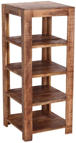 Regal Mangoholz massiv Natur 44x44 cm Bild 4