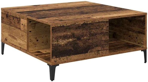 vidaXL Couchtisch Altholz 80 x 80 x 36,5 cm Holzwerkstoff 881183