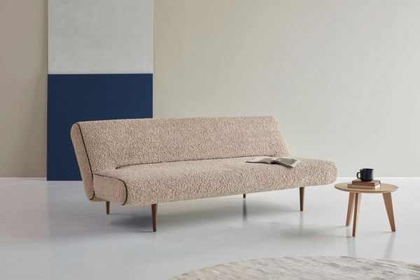 INNOVATION LIVING ™ Schlafsofa Unfurl Bettsofa, super Strukturstoff, Gästebett, Breite 200cm, Design & Komfort im Einklang. Zeitlose Optik mit Wohlfühlkomfort