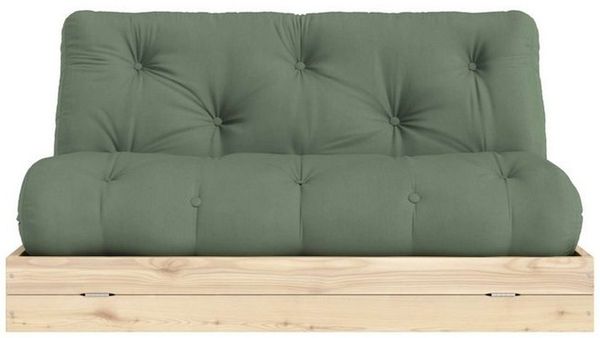 Karup Design Schlafsofa Flip Sofabed, Made in Europe, mehrere Farben, vielseitig einsetzbar, inkl. handgefertigte Futonmatratze, FSC®-zertifiziertes Massivholz