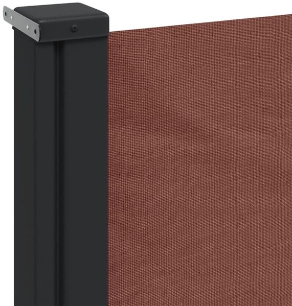 vidaXL Seitenmarkise Ausziehbar Braun 140x500 cm 4004419 Bild 7