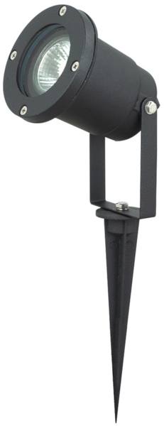 Steckleuchte aus Aluminium-Druckguss in schwarz