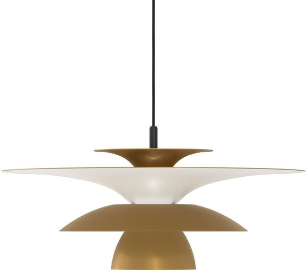 Belid Picasso Pendelleuchte 50cm messing antik G9