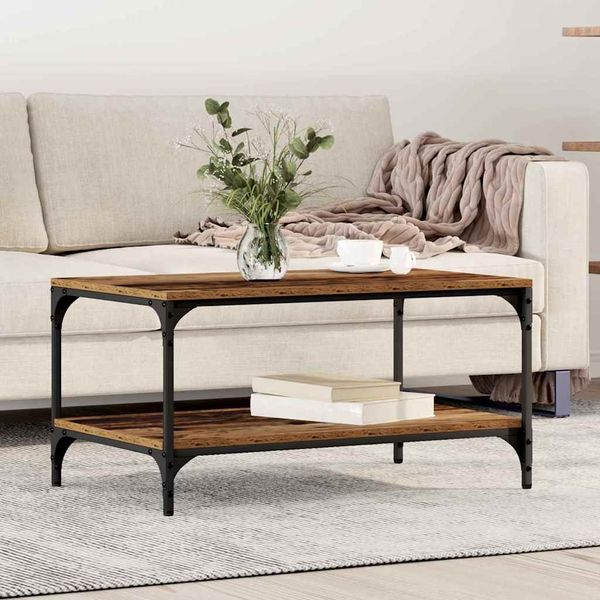 vidaXL Couchtisch Altholz 80 x 50 x 40 cm Holzwerkstoff 883494