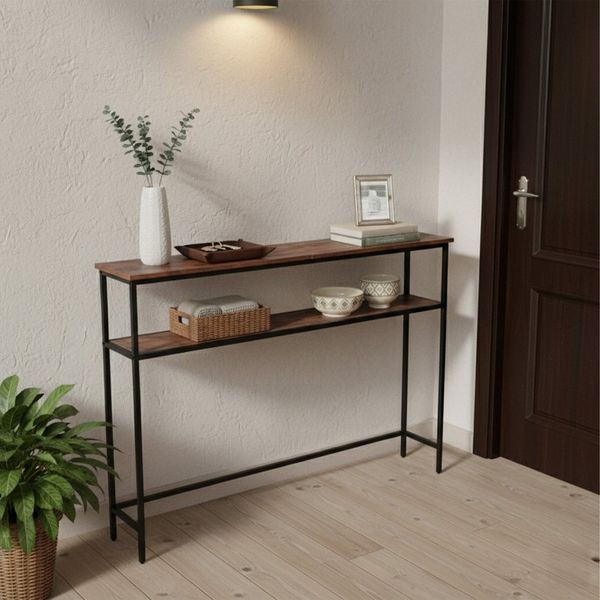 Konsolentisch mit 2 Ablagen 10052606