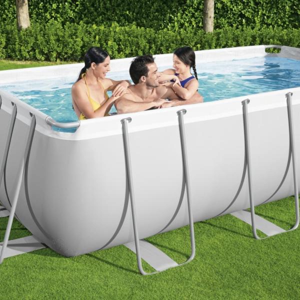 Bestway Pool-Set Power Steel Rechteckig 404x201x100 cm 3202524