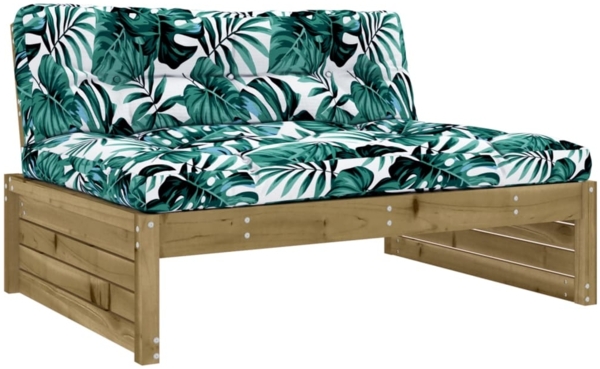 vidaXL Mittelsofa, Kiefernholz Imprägniert, 69 x 120 x 95 cm