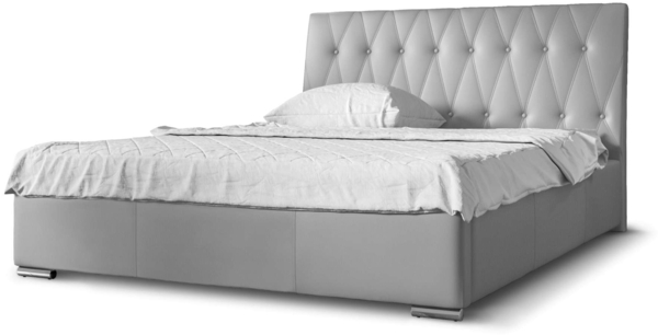 99rooms Justin Polsterbett ohne Bettkasten 160x200 cm Velours MONOLITH Korallenrot Bild 3