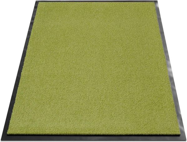 Floordirekt Fußmatte Monochrom, Rutschfeste Schmutzfangmatte Indoor, 30°C Maschinenwaschbar, Rechteckig, Höhe: 7 mm, Geeignet für Trockner & Fußbodenheizungen, UV-Beständig, Antistatisch
