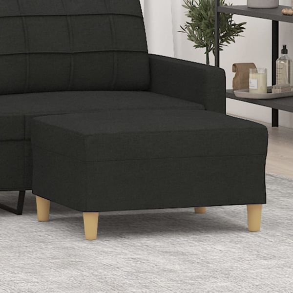 vidaXL Fußhocker Schwarz 70 x 55 x 41 cm Stoff [349275]