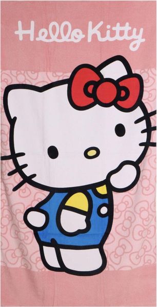 Hello Kitty Strandtuch Kinder 70 × 140 cm aus 100% Baumwolle 250 gsm