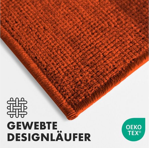 Karat Teppich Läufer auf Maß Azade, Hochwertige Jacquard Weberei, Erhältlich in vielen Farben