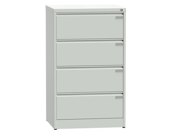 ASM Archivschrank 4 Schubladen RAL7035