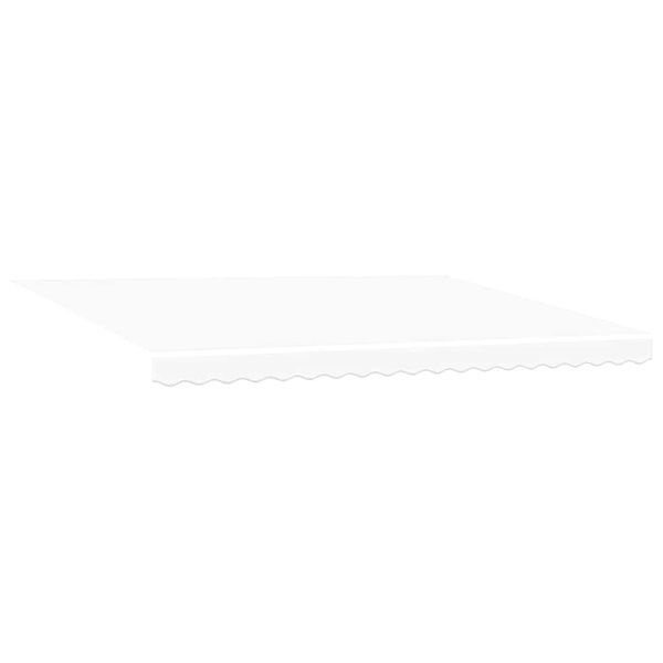 vidaXL Markisenersatzstoff Weiß 4,5 x 3,5 m Polyester 42000577 Bild 2
