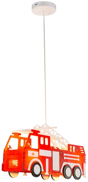Feuerwehr LED Pendelleuchte für Ihre Kinder