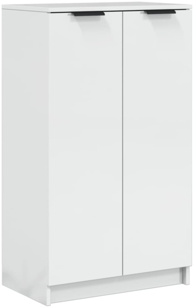 vidaXL Schuhschrank Hochglanz-Weiß 59x35x100,5 cm Holzwerkstoff 811445