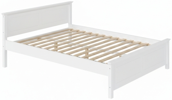 Bellamio 'Medje' Bett, weiß, 160x200 cm