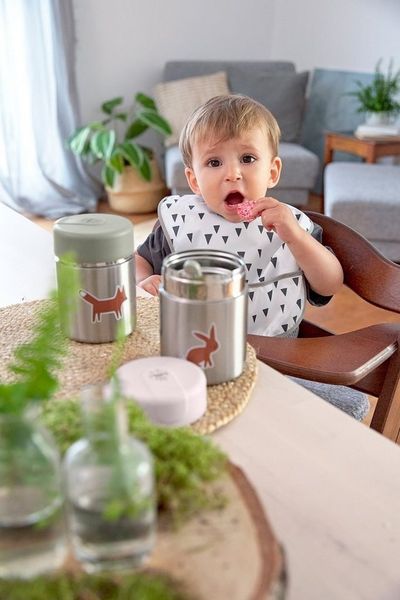 Lässig Little Forest Rabbit Thermosbecher Rosa