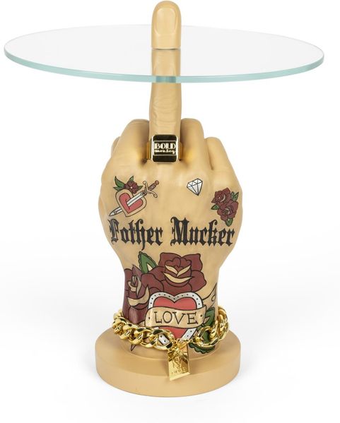 Beistelltisch Mittelfinger FOTHER MUCKER LOVE von BOLD Monkey